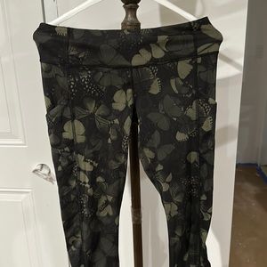 Lululemon rate green butterfly leggings